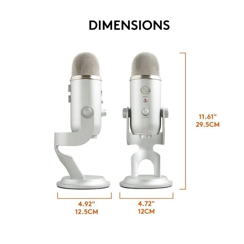 Logitech for Creators Blue Yeti USB Microphone